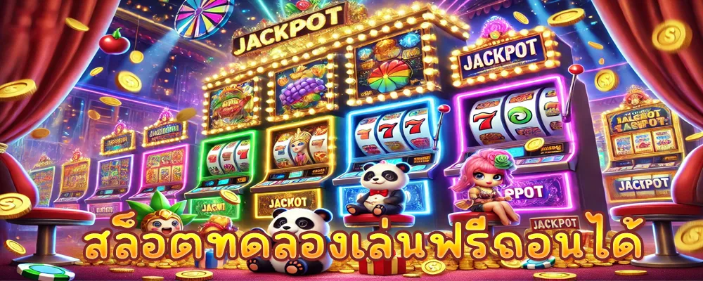 สล็อตทดลองเล่นฟรีถอนได้